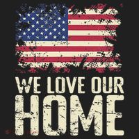 Usa We Love Our Home Women's Sweatshirt thumb 2