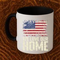Usa We Love Our Home Coffee Mug thumb 2