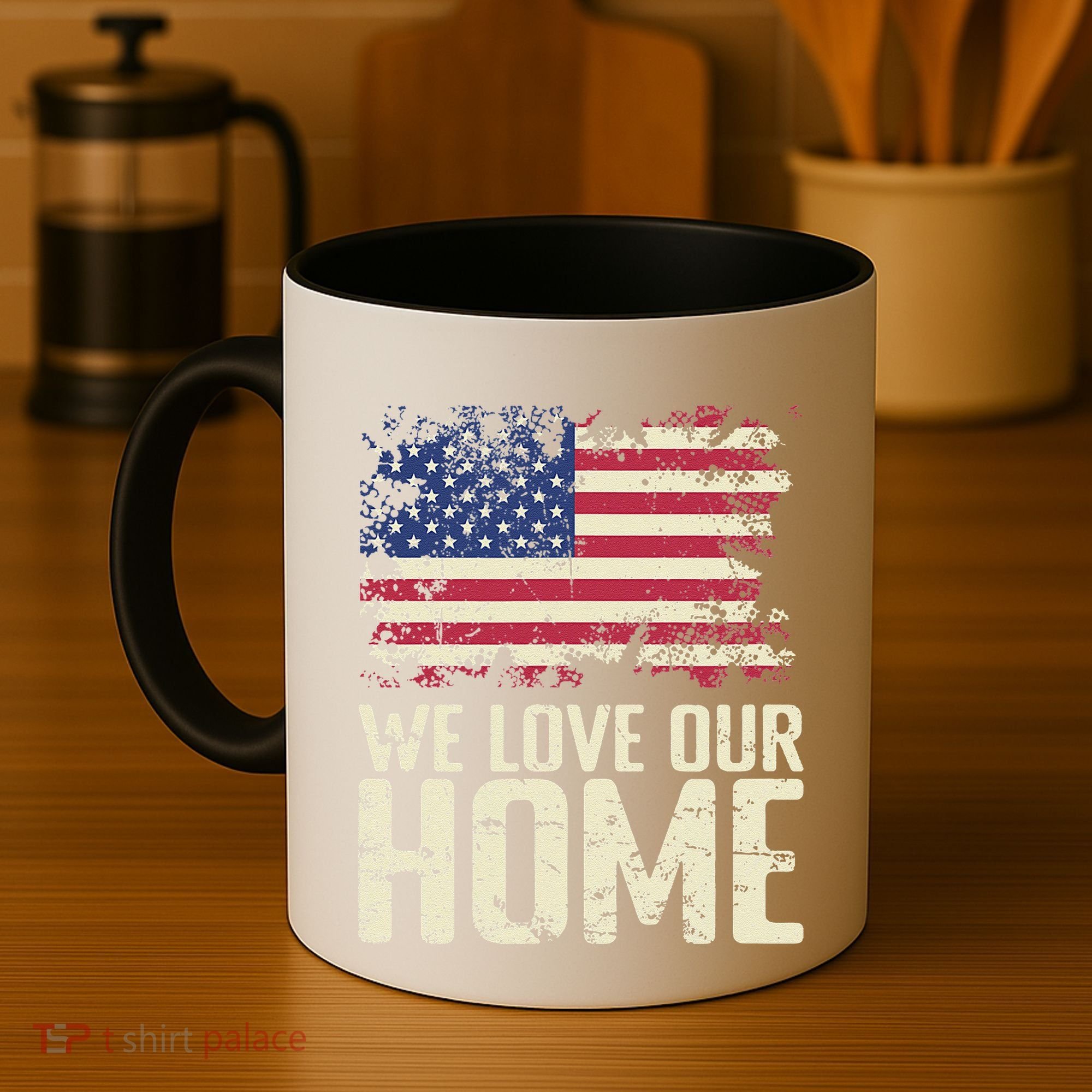 Usa We Love Our Home Coffee Mug