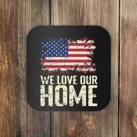 Usa We Love Our Home Coaster thumb 0