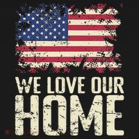 Usa We Love Our Home Women's Hoodie thumb 2