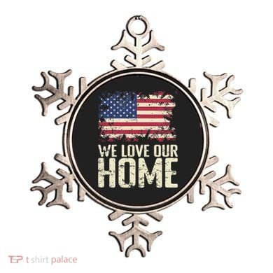 Usa We Love Our Home Ornament