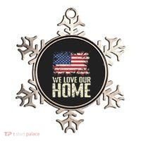 Usa We Love Our Home Ornament thumb 0