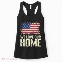 Usa We Love Our Home Women's Tank Top thumb 0