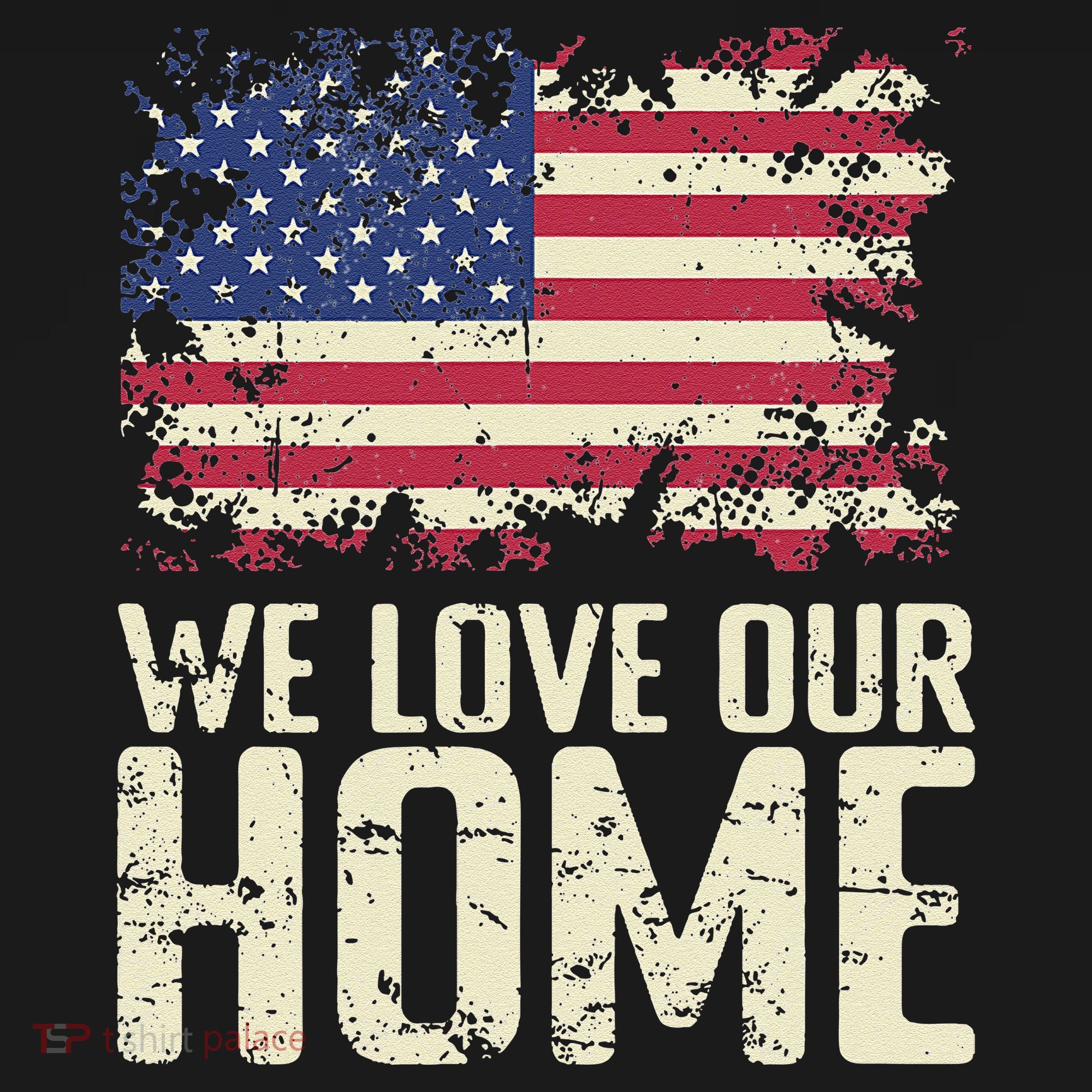 Usa We Love Our Home Women's Tank Top
