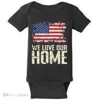 Usa We Love Our Home Baby Bodysuit thumb 0