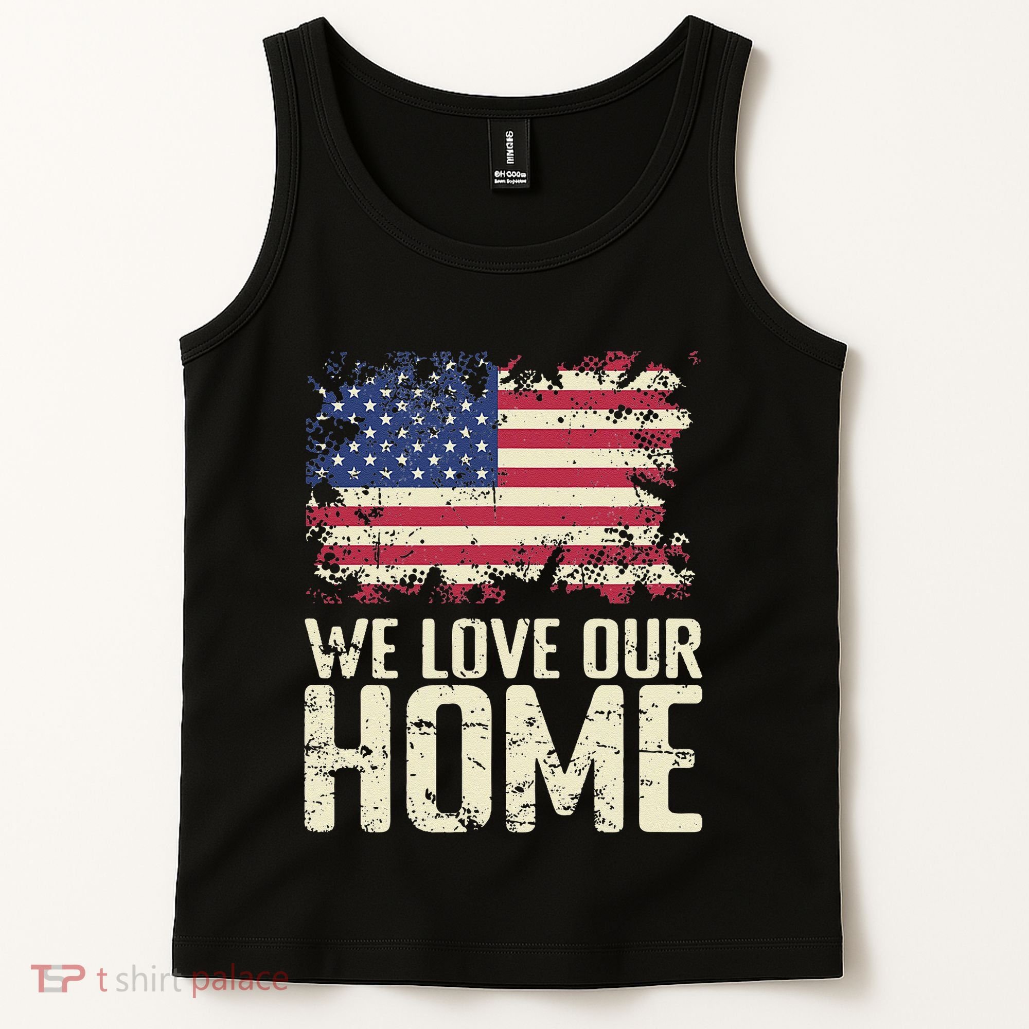 Usa We Love Our Home Tank Top