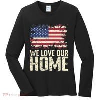 Usa We Love Our Home Women's Long Sleeve Shirt thumb 0
