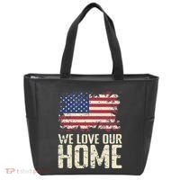 Usa We Love Our Home Tote Bag thumb 0