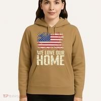 Usa We Love Our Home Hoodie thumb 5