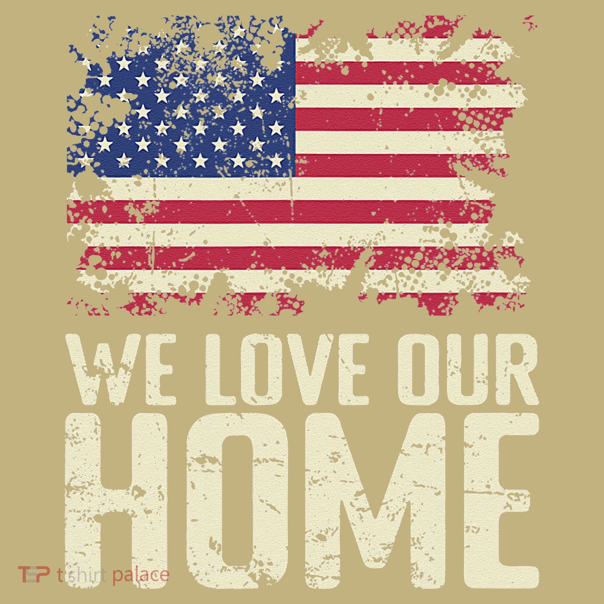 Usa We Love Our Home Mousepad