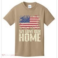 Usa We Love Our Home Kids T-Shirt thumb 0