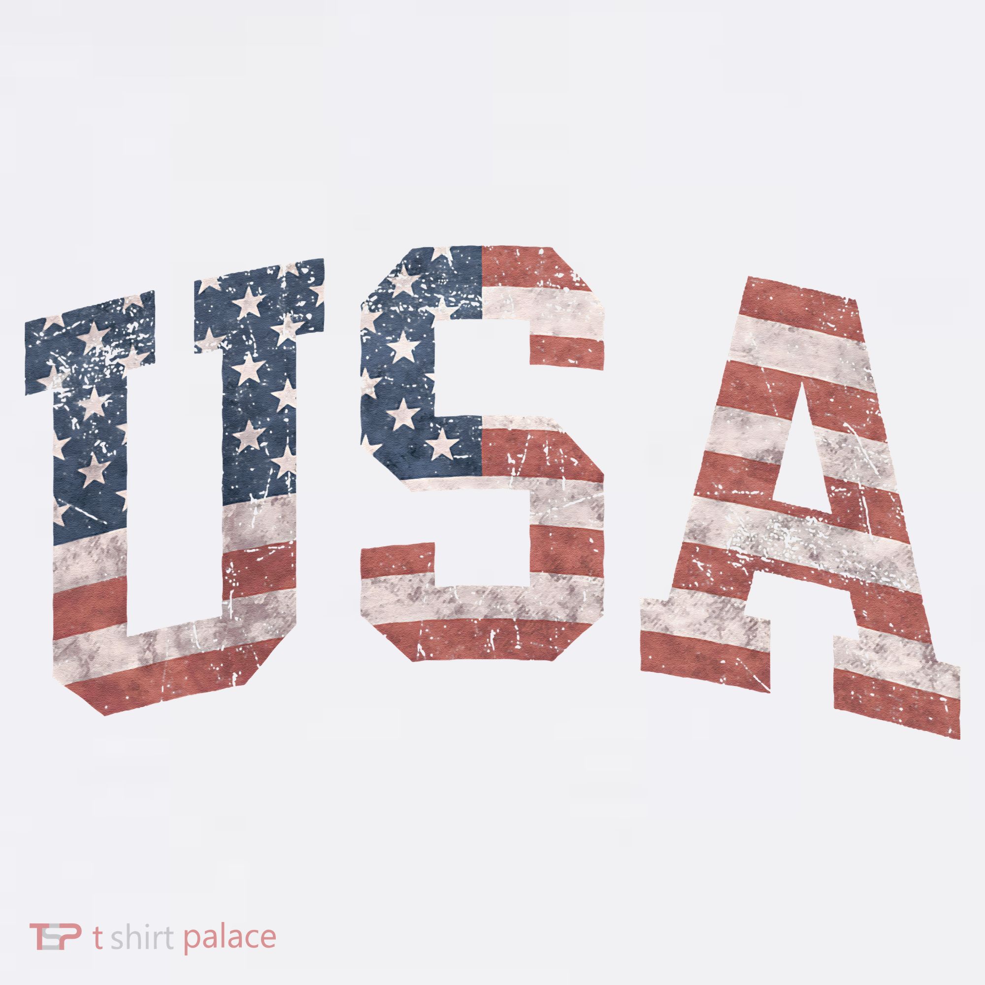 USA Women Men Patriotic American Flag Distressed Women's Tank Top