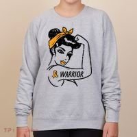 Unbreakable Warrior Orange Ribbon Leukemia Awareness Women's Sweatshirt thumb 0