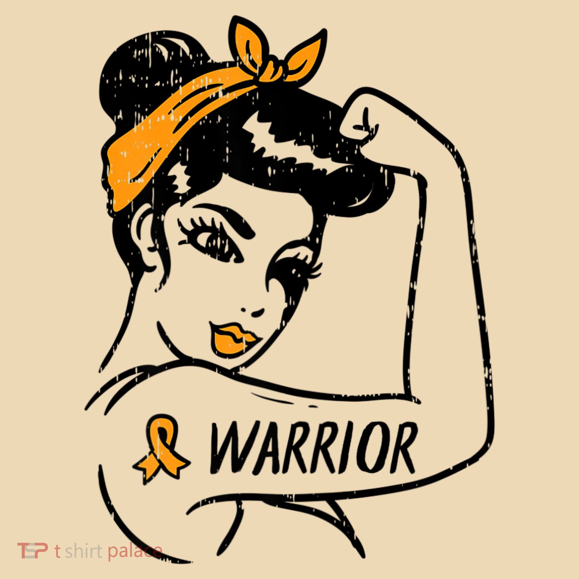 Unbreakable Warrior Orange Ribbon Leukemia Awareness Tote Bag