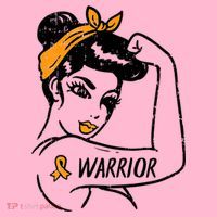 Unbreakable Warrior Orange Ribbon Leukemia Awareness Coaster thumb 2