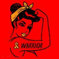 Unbreakable Warrior Orange Ribbon Leukemia Awareness Santa Hat thumb 1