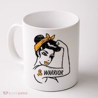 Unbreakable Warrior Orange Ribbon Leukemia Awareness Coffee Mug thumb 0