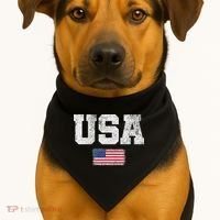 Usa Women Patriotic American Us Flag July 4th USA-Made Doggie Bandana thumb 1