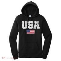 Usa Women Patriotic American Us Flag July 4th Women's Hoodie thumb 0