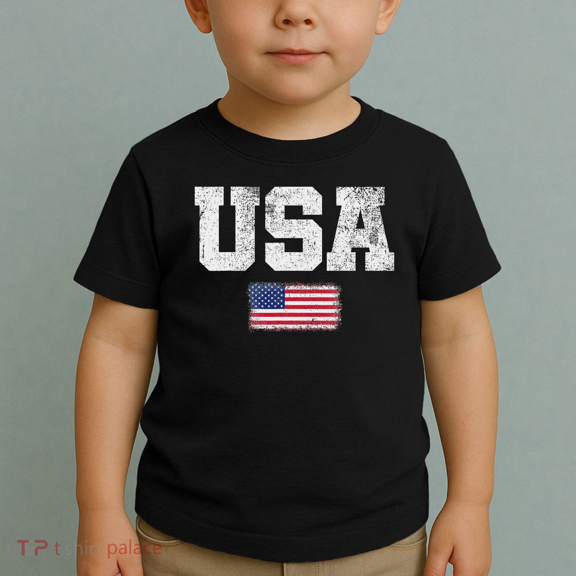 Usa Women Patriotic American Us Flag July 4th Toddler T-Shirt