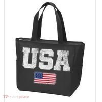 Usa Women Patriotic American Us Flag July 4th Tote Bag thumb 3