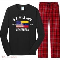 U.S. Will Run Venezuela Since 2026 Long Sleeve Pajama Set thumb 0