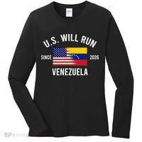 U.S. Will Run Venezuela Since 2026 Women's Long Sleeve Shirt thumb 0