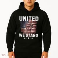 United We Stand Patriotic Gift For Usa Flag Hoodie thumb 2