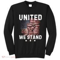 United We Stand Patriotic Gift For Usa Flag Sweatshirt thumb 0
