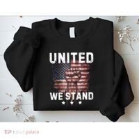 United We Stand Patriotic Gift For Usa Flag Sweatshirt thumb 2