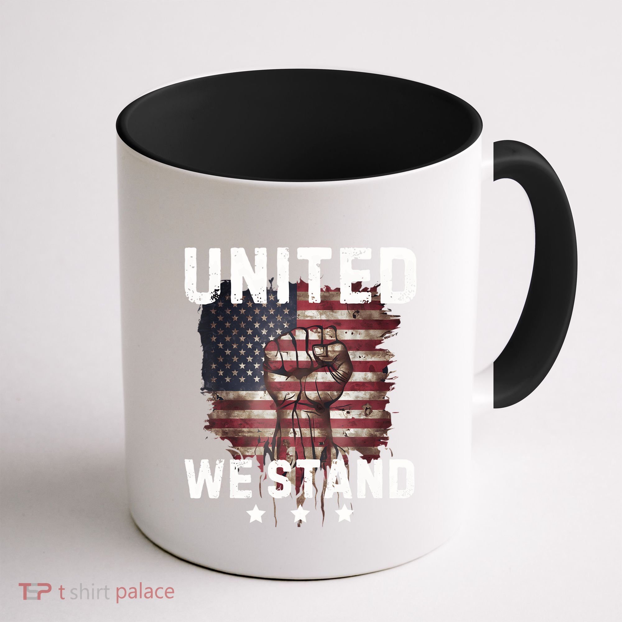 United We Stand Patriotic Gift For Usa Flag Coffee Mug