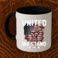 United We Stand Patriotic Gift For Usa Flag Coffee Mug thumb 2