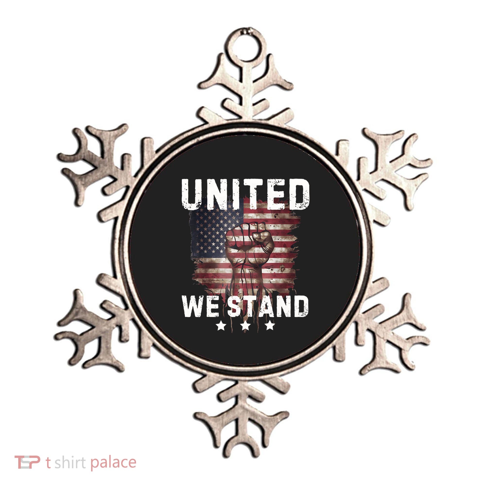 United We Stand Patriotic Gift For Usa Flag Ornament