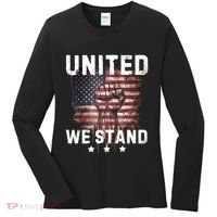United We Stand Patriotic Gift For Usa Flag Women's Long Sleeve Shirt thumb 0
