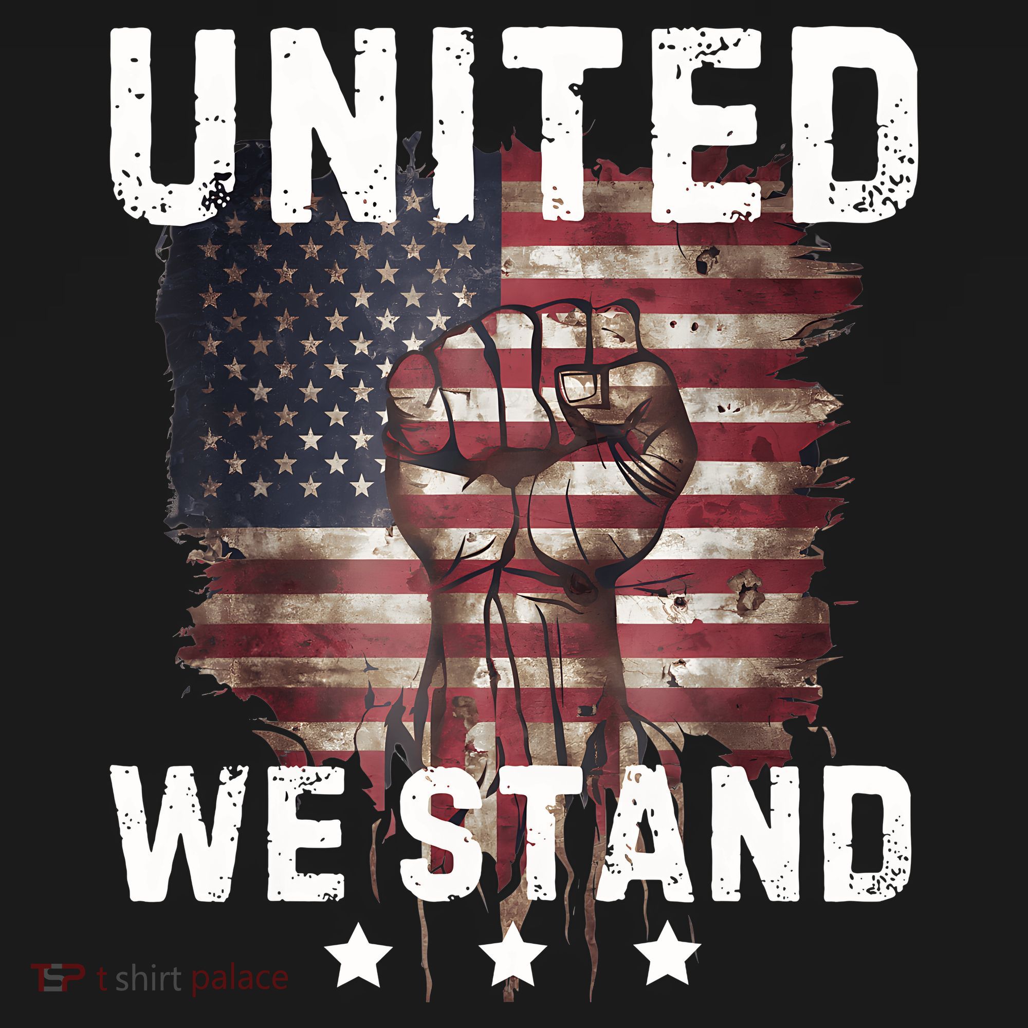 United We Stand Patriotic Gift For Usa Flag Kids Sweatshirt