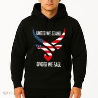 United We Stand Divided We Fall Usa Flag Hoodie thumb 2