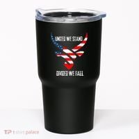 United We Stand Divided We Fall Usa Flag Tumbler thumb 0