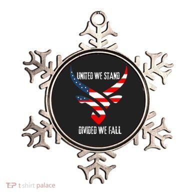 United We Stand Divided We Fall Usa Flag Ornament