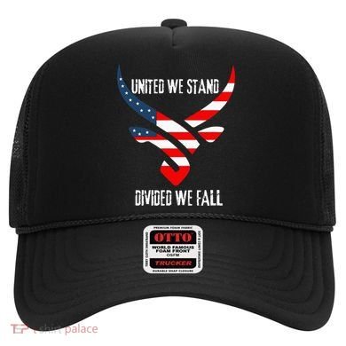 United We Stand Divided We Fall Usa Flag Hat
