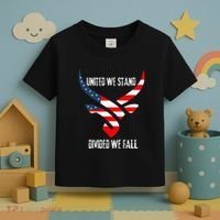 United We Stand Divided We Fall Usa Flag Toddler T-Shirt thumb 3