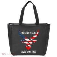 United We Stand Divided We Fall Usa Flag Tote Bag thumb 0