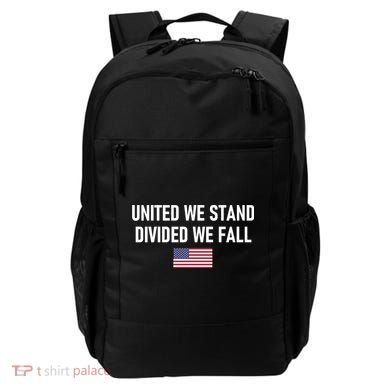 United We Stand Divided We Fall Backpack