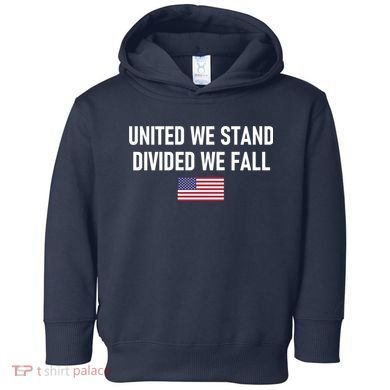 United We Stand Divided We Fall Toddler Hoodie
