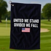 United We Stand Divided We Fall Golf Towel thumb 1