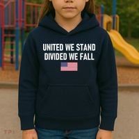 United We Stand Divided We Fall Kids Hoodie thumb 3