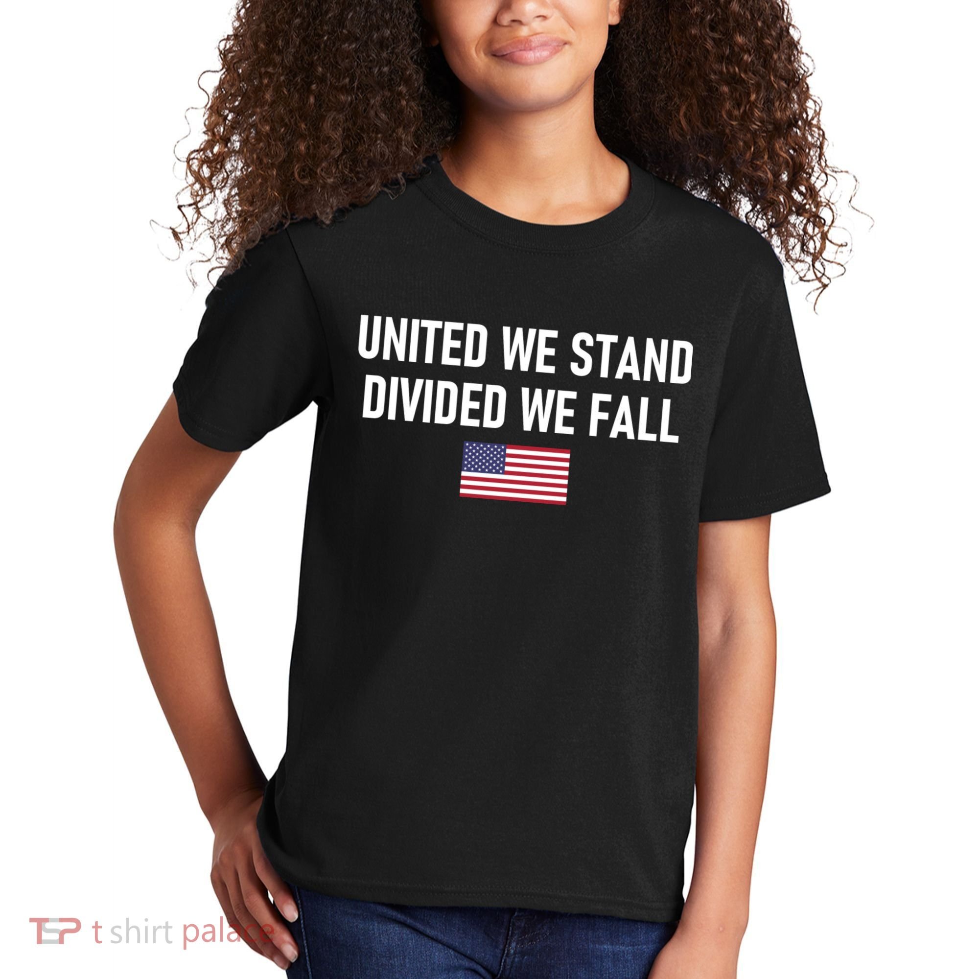 United We Stand Divided We Fall Kids T-Shirt