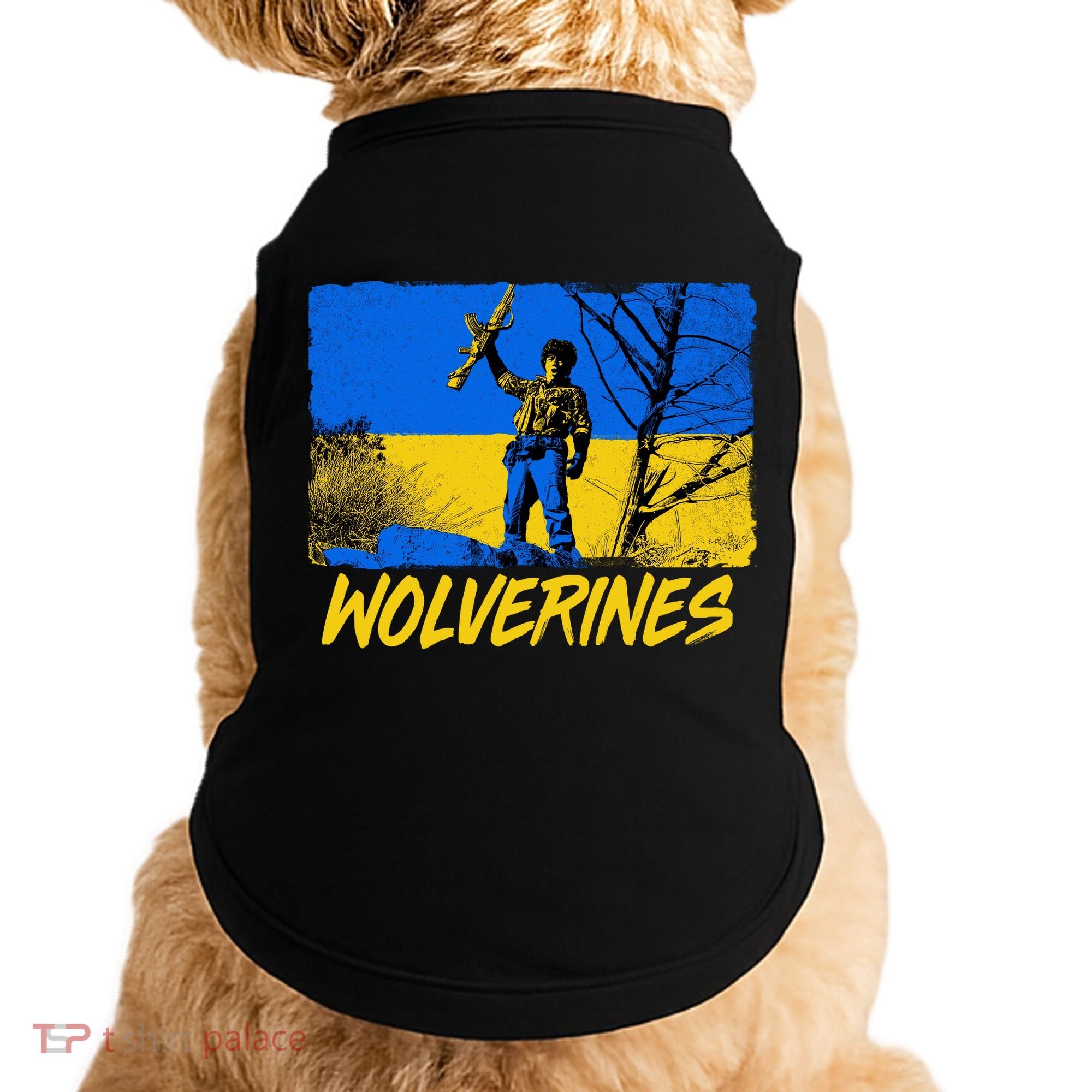 Ukraine Wolverines Doggie Tank
