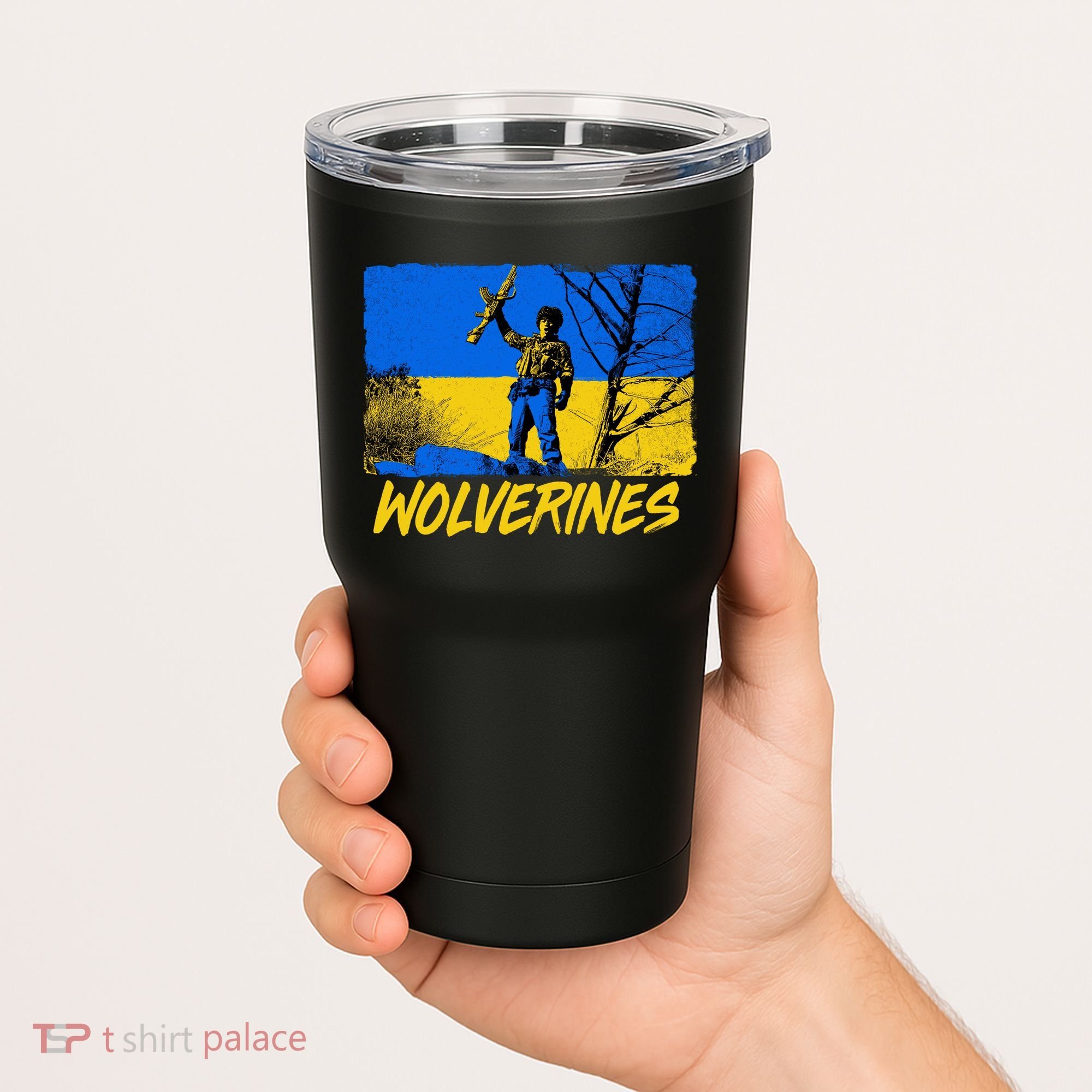 Ukraine Wolverines Tumbler