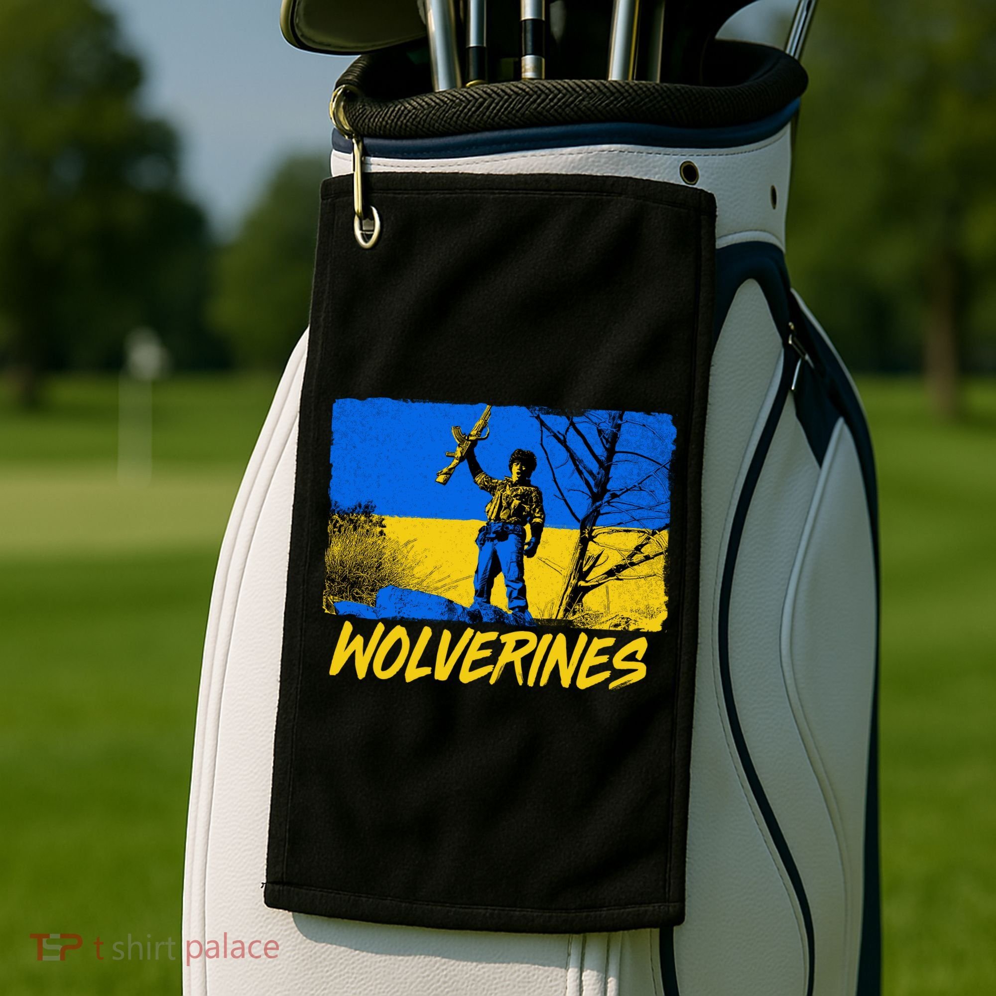 Ukraine Wolverines Golf Towel